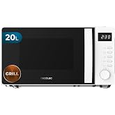Cecotec Microwave with Grill Proclean 5105 White. 700W, 20L, 3DWave Technology, Grill, 5 Power Levels, Timer 30 Min, Defrost,