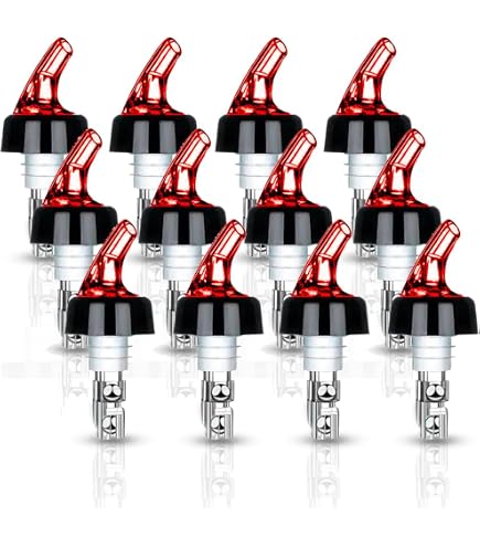 Lot De 6 Becs Verseurs Doseurs De 3cl - Dosage Parfait Pour Cocktails Et Spiritueux - 6