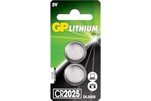 GP Baterie 0602025C2 CR2025 3 V bateria litowa guzikowa (2 sztuki)