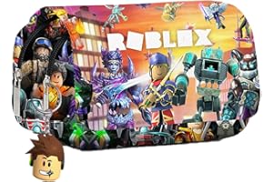 PYTRARTY Astuccio Rob-lox,Anime Astuccio Robllox,Rob-lox Astucci,Astucci di Grande Capacità, per Articoli di Cancelleria