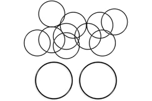 Othmro 10pcs Rubber O-Rings, Nitrile Rubber Washers O Ring, 23mm OD 20mm ID 1.5mm Width, Seal Rings for Plumbing