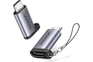 UGREEN Adapter USB C auf Micro USB 2 Pack USB C Buchse auf Micro USB Stecker Micro auf Typ C Adapter Kompatibel mit Galaxy S7 S7 Edge Mi A2 Lite LG K8 P Smart 2021 Enjoy 10/10e/20e