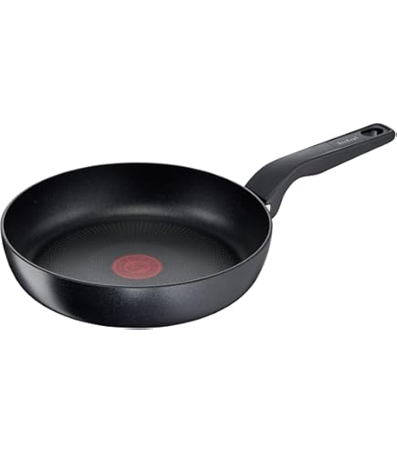 Tefal Braadpan 28 cm, pan met inductiebodem, anti-aanbaklaag, thermosignaal, stabiele bodem, eenvoudige reiniging, diepe vorm, zwart (Wokpan 28 cm