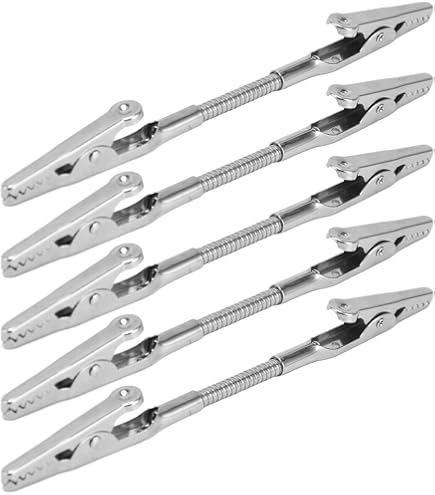 FILN Petites Pinces Crocodiles Pinces Crocodiles Noires Et Rouges