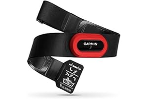 Garmin - Ceinture Cardio-Fréquencemètre HRM-Run - Noir/Rouge