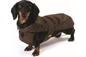Fashion Dog Hundemantel speziell für Dackel - Braun - 43