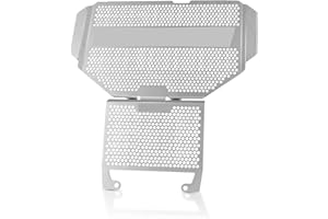 YUANQIAN Copri griglia protezione radiatore moto Compatible con X-ADV 750 2017-2019(Argento)