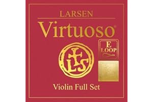 Cordes Larsen pour violon Virtuoso basse tension Volume élevé de réponse rapide facile à jouer Ensemble E avec passant Medium