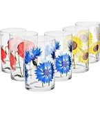 Set de 6 verres à eau Plantes du désert - Design Alessandra Baldereschi Set de 6 verres à eau Plantes du désert - Design Alessandra Baldereschi