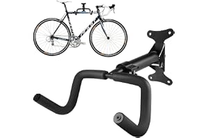 Angju Bike Wall Mount Storage Rack - Foldable Length And Angle Adjustable Horizontal Bicycle For Garage,Indoor,Home,Road Bikes,Mountain Bikes,Hybrid Bikes With Screws