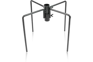 DIVCHI Stabilisateur de mât à oiseaux avec base à 4 broches pour mât - Station d'alimentation pour oiseaux - Stabilisateur d'extérieur