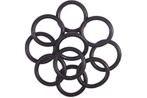Othmro 10 Pcs Rubber O-Rings, Nitrile Rubber Washers Seal O Rings 30mm OD 22mm ID 4mm Width, Sealing Gasket for Taps, Plumbing