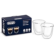 Tazza da caffè espresso in vetro borosilicato resistente al calore