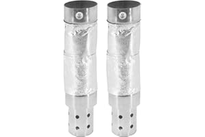 HDBUBALUS Motorcycle Quiet Baffle Noise Eliminator Universal Fit for 2 Inch Exhaust Systems 1 Pair