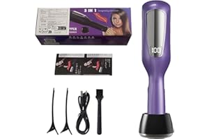 TARANGE 2 En 1 Coupe Fourche Cheveux, Avec Ions Négatifs, élimine Les Pointes Fourchues Et Les Cheveux Abîmés, Cheveux Sains Et Brillants, Rechargeable Par Usb, Idéale Pour La Maison Et Les Voyages (Violet)