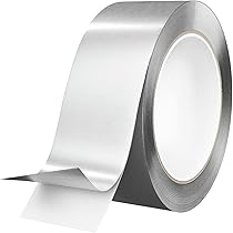 Nastro In Alluminio Autoadesivo - 20mm X 50m, Resistente Al Calore, Per Isolamento E Riparazioni - Foto 13