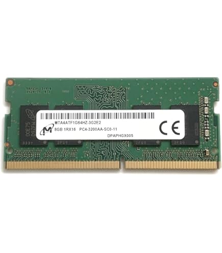 Micron 8GB DDR4 1Rx8 PC4-2666V-SA2 MTA8ATF1G64HZ-2G6D1 So-DIMM