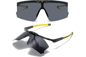 Cleoxyge Verspiegelt Polarisierte Fahrradbrille Herren Damen Schnelle Brille Sonnenbrille,UV400 Schutz Sportbrille Für Angeln Radfahren MTB Rennrad Fahren