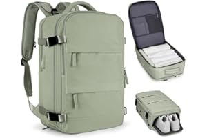 HPLQQ Mochila Viaje Cabina Avion 40x20x25 para Ryanair Mochilas para Mujer Bolsa de Cabina 45X36X20 Equipaje de Mano Cabina Avion Mochila de Senderismo Mochila Impermeable Cabina Mochila