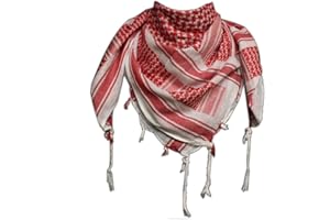 Clara Leather Jackets Cotton Shemagh Tactical Military Scarf Palestine Scarf for Men&Women