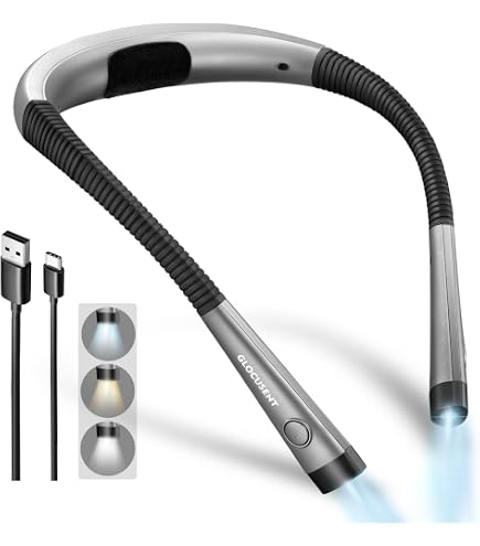 Lampe Tour De Cou Liseuse Lampe De Lecture De Cou, Rechargeable 3 Lampe Tour De Cou Liseuse Lampe De Lecture De Cou, Rechargeable 3