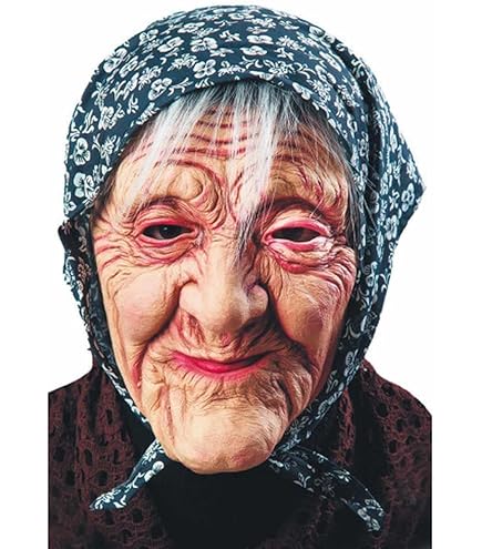 Masque Sorcière En Latex Halloween Verte