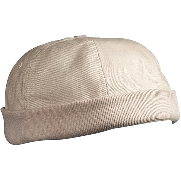 2 Pieces Brimless Hats For Men Adjustable Docker Hat Casual No Brim Hat