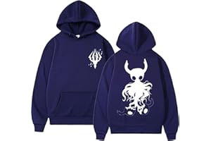 Kinsea Hollow Felpe con Cappuccio Knight Hooded Sweatshirt Men's Casual Hoodie Long Sleeve with Pocket for Men And Women Streetwear Clothing