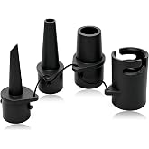 Inflatable Air Pump Adapter, Paddle Surf Inflator Adapter with 3 Air Nozzles, Canoe Valve Adapter, Sup Valve Adapter for Infl