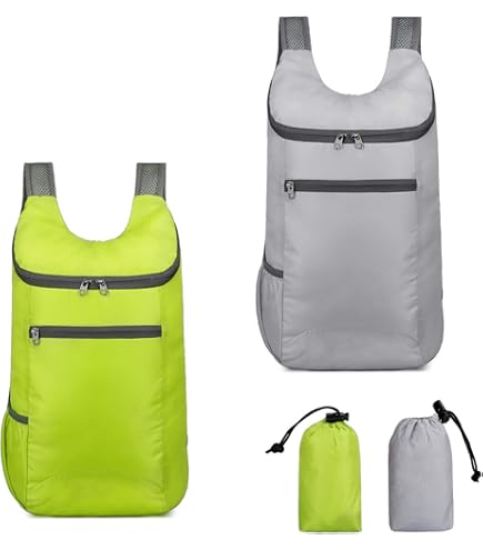 Bekahizar Faltbarer Rucksack 20L - Ultralight Für Reisen & Outdoor