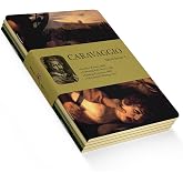 Retronote Saint Series I - A5, Caravaggio 4'l&uuml; Defter Seti III, &Ccedil;izgisiz, Toplam 256 Sayfa, Her biri 64 Sayfa, Tel Dikiş, Esn