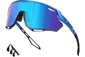 Bircenpro Cycling Sunglasses for Men Women - UV400 Protection Sports Glasses Running Sunglasses for Baseball MTB Golf Softball