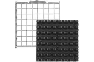 RFSHOP Coupe-Rechange, Lames Rechange pour Hachoir en Acier Inoxydable, Lame Hachoir à légumes Commerciale, Bloc Poussoir pour Machine à découper Les Fruits, tomates, Frites, oignons