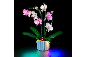 LOCOLEE Set di luci per illuminazione a LED per il modello Lego 10311(non incluso) Orchidee Botanical Collection, versione classica