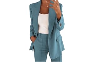 KOBILEE Completo Donna Elegante Tailleur Blazer Completa Completo Tailleur Pantaloni e Giacca Taglie Forti da Cerimonia Tailleur Pantalone Estivo Curvy Ufficio e Lavoro Tuta Due Pezzi