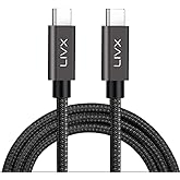 LivX Force 100W Type-C to Type-C USB 3.1 Gen2 10 Gbps 4k@60hz Hızlı Şarj Data ve G&ouml;r&uuml;nt&uuml; Aktarım Kablosu &Ouml;rg&uuml;l&uuml; GN (1 Metre)