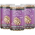 Healthy Treat Roasted Soyabean-Protein Rich 600Gm|Healthy Roasted Namkeen Snacks|Crunchy,Tasty & Delicious|Natural Soya Bean Snack|Oil-Free,Non-Fried Snack|Healthy Soya Snacks|(Pack Of 3-200Gm Each)