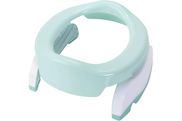 POTETTE PLUS Pot de Voyages/Réducteur de Toilettes 2en1 - Vert Clair/blanc