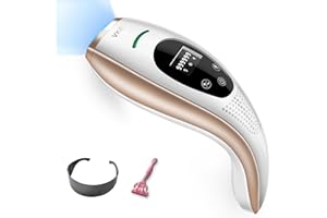 NARTOV Epilatore Luce Pulsata Depilatore Luce Pulsata 9 Livelli di Energia 2 Funzioni IPL Epilatore Laser Peli a Casa Donna e uomo Epilatore a Luce Pulsata 999.000 Flash per Viso Schiena Bikini Ascelle