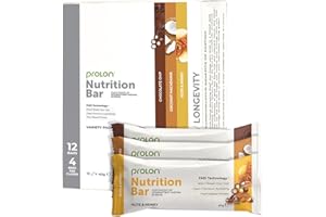 ProLon – Nutrition Bar – 12 Barrette da 40g – Vegetariana e Senza Glutine – Compatibile con Dieta Keto – Made in Italy - Kit Tutti i Gusti