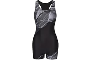 Slazenger Womens Lycra® Xtra Life Boyleg Swimsuit