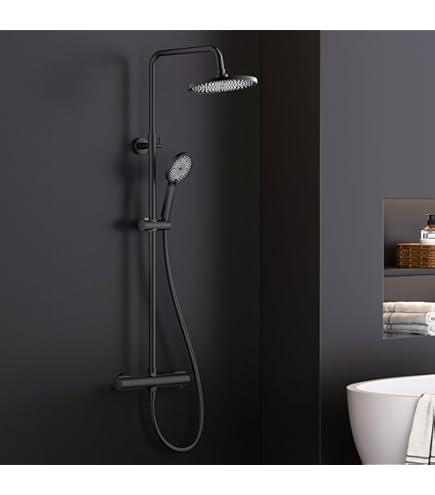 WEBO Bidetset met handdouche, warm/koud water, roestvrij staal, wc-opzetstuk, complete montageset