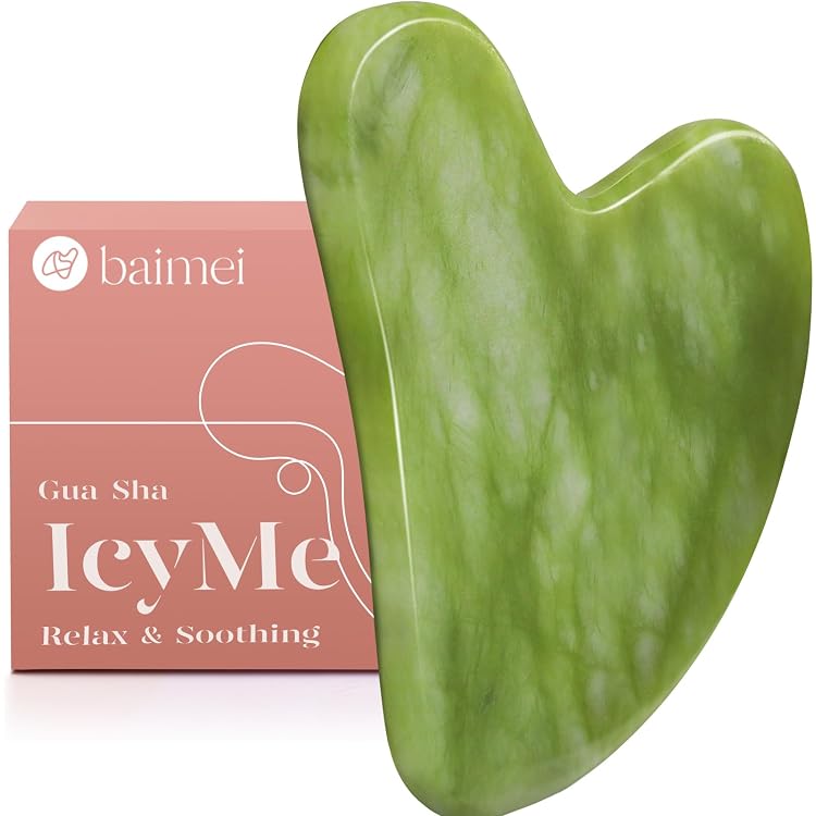GUASHAPE Gua Sha Werkzeug Aus Echter Jade – Für Gesichtsmassage, Lymphdrainage & Anti-Aging