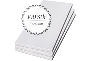 Feinwälder Kellnerblöcke 100 Stück – 50 Blatt blanko, 7x15 cm, Notizblöcke für Gastronomie, Serviceblöcke, Hochwertiges Papier (1)