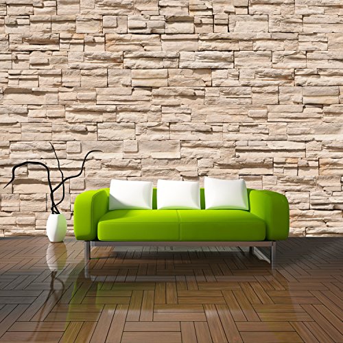 Fototapete Asian Stonewall 366x254cm Tapete Steine Steinwand Mauer 3D deco.deals
