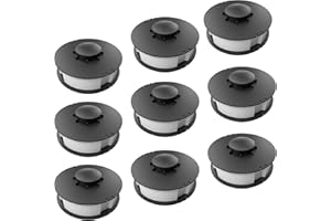 GARTENTEILE 9 piezas Carrete de recambio para cortacésped - carrete de hilo adecuado para ALDI Gardenline cortacésped eléctrico GLR 450 451 452 453 454 455 456 457 458 459 450/1 450/2 450/3 450/4 450/5