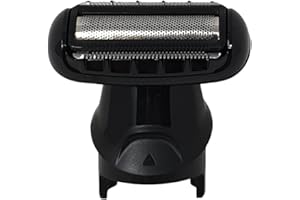 NaschLager Bodygroomer Rasierkopf Aufsatz 81634460, kompatibel mit Braun MGK7331 7330 7321 7320 7221 7220 5380 5280 5080 7920, BT7420 7440 5420 5440, BG5350 BG5340, AIO5480 7410 7420 7440, schwarz