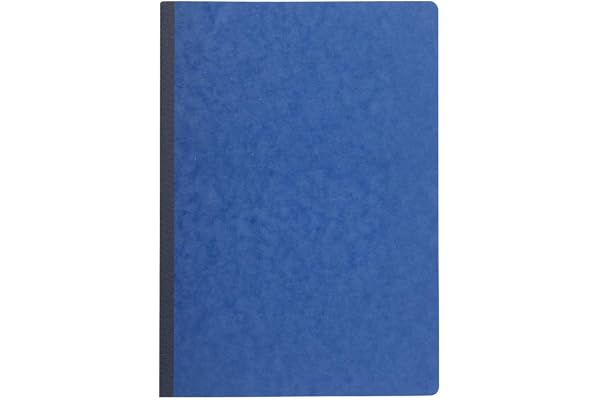 Exacompta - Réf. 410E - 1 Piqûre quadillée 5x5 - 80 pages foliotées - papier intérieur 110 grammes - dimensions 297 x 210 mm - format vertical A4 - 4 couleurs aléatoires, jaune, bleu, rouge, vert