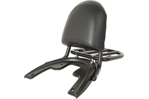 ‎XMT-MOTOR XMT-MOTOR Rückenlehne Sissy Bar Gepäckträger Schwarz für Harley V-Rod VRSCSE 2005 VRSCA VRSCB VRSCD 2002-2006