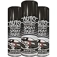 Classic Signature - 3 x Auto Extreme Black Gloss Spray Paint 400ml Professional Quality, Perfect Finish for Cars, Bikes,Vans, Metal, Wood